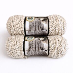 Lion Brand Homespun Yarn Edwardian 312 Bulky #5 Textured Gray 2 Skeins NEW